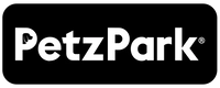 Logo of PetzPark on a black background