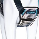 Pet harness with 'Car Safe' branding on a white background