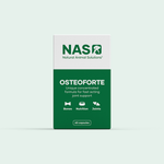 NAS Natural Animal Solutions Osteoforte supplement packaging on a white background