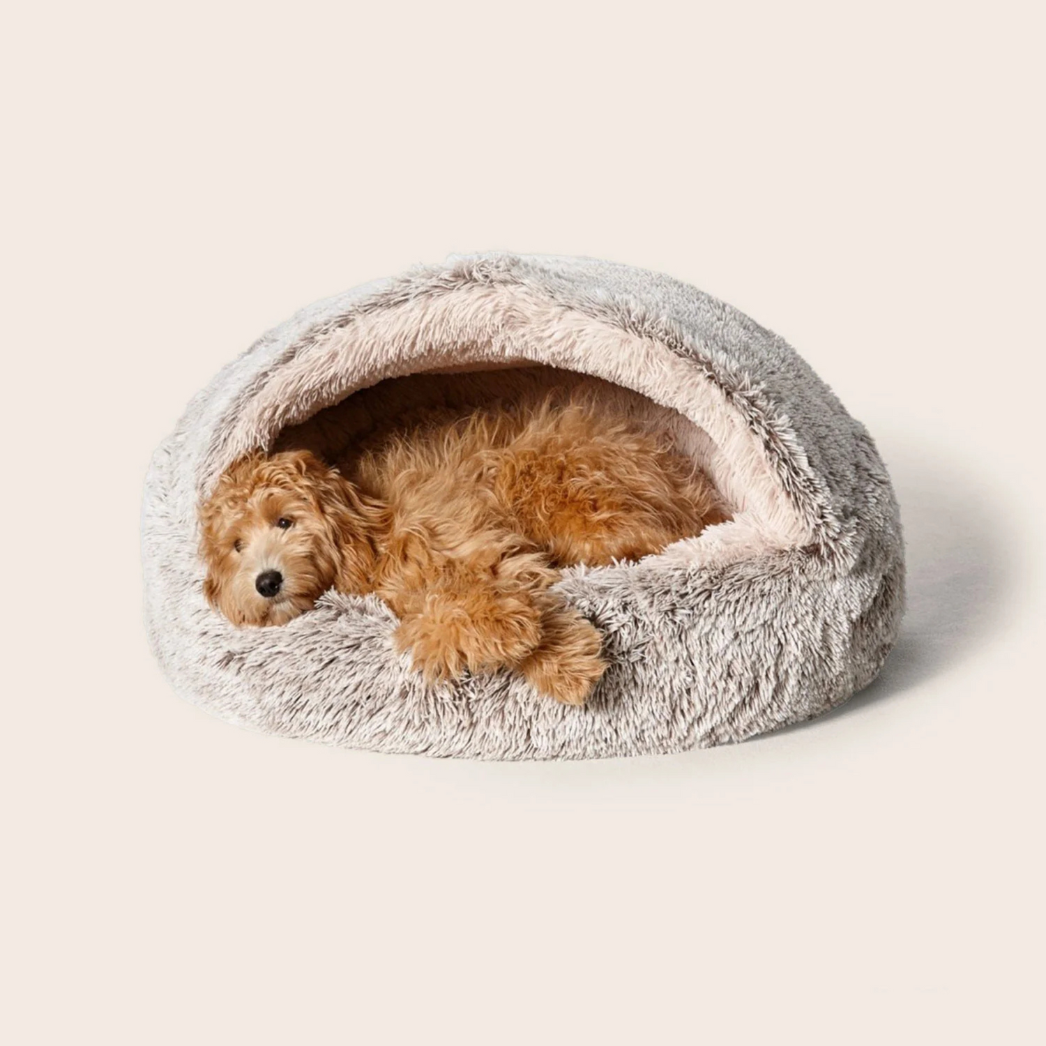 Snooza Calming Cuddler Hoodie Bed- Mink