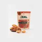 ZEAL free range naturals chewies packaging with chewable treats on a white background